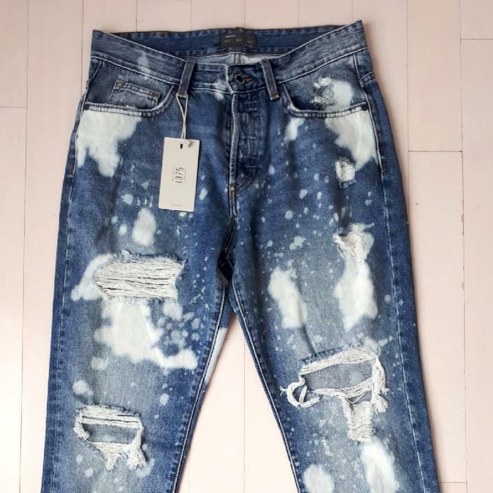 ZARA MAN Jeans Denim ZMDC Goods 1975 BLEACHED